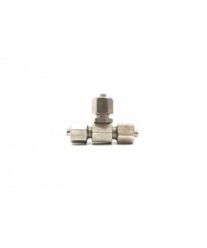 TEE ROSCA P/ MANGUEIRA 3,3 A 3,5MM (TEE 1/4) METAL